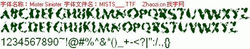 查看字体及作者详细介绍