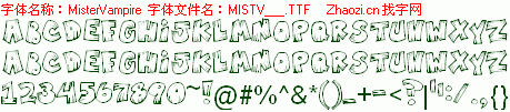 查看字体及作者详细介绍