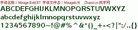 查看字体及作者详细介绍