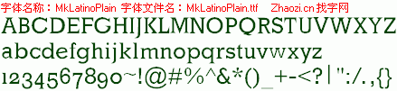查看字体及作者详细介绍