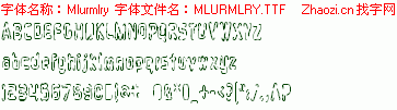 查看字体及作者详细介绍