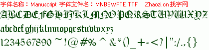 查看字体及作者详细介绍