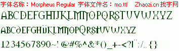 查看字体及作者详细介绍