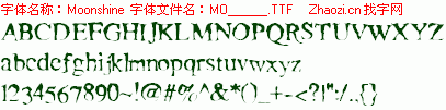 查看字体及作者详细介绍