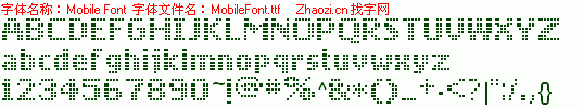 查看字体及作者详细介绍