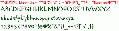 查看字体及作者详细介绍
