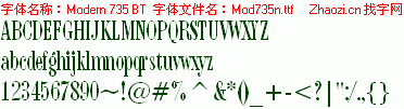 查看字体及作者详细介绍