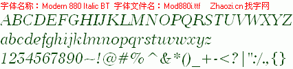 查看字体及作者详细介绍
