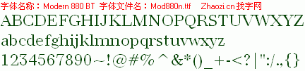 查看字体及作者详细介绍