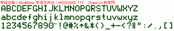 查看字体及作者详细介绍