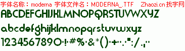 查看字体及作者详细介绍