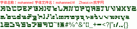 查看字体及作者详细介绍