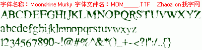 查看字体及作者详细介绍