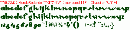 查看字体及作者详细介绍