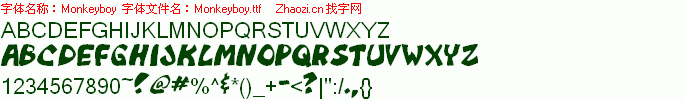 查看字体及作者详细介绍