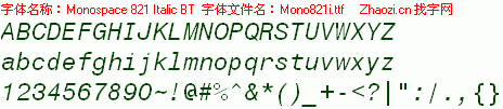 查看字体及作者详细介绍