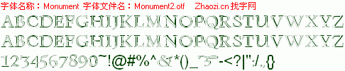 查看字体及作者详细介绍