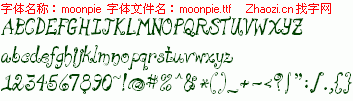 查看字体及作者详细介绍