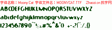 查看字体及作者详细介绍