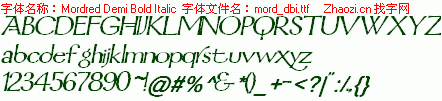 查看字体及作者详细介绍