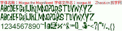 查看字体及作者详细介绍