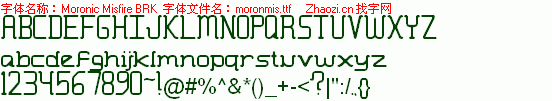 查看字体及作者详细介绍