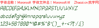 查看字体及作者详细介绍