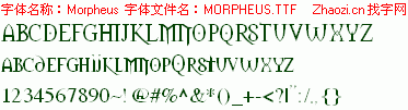 查看字体及作者详细介绍