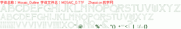 查看字体及作者详细介绍