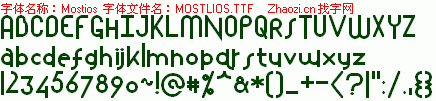 查看字体及作者详细介绍