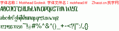 查看字体及作者详细介绍