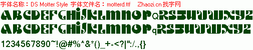 查看字体及作者详细介绍