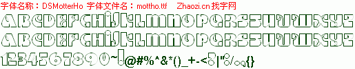 查看字体及作者详细介绍