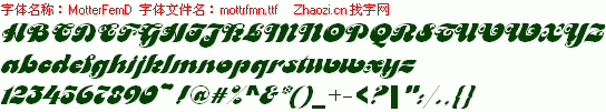 查看字体及作者详细介绍
