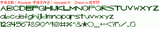 查看字体及作者详细介绍