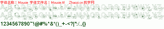 查看字体及作者详细介绍