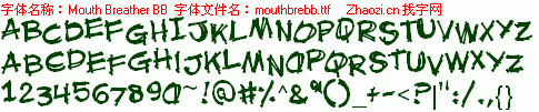 查看字体及作者详细介绍
