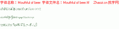 查看字体及作者详细介绍