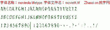 查看字体及作者详细介绍