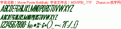 查看字体及作者详细介绍