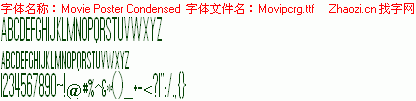 查看字体及作者详细介绍