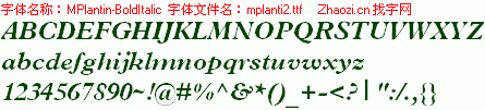 查看字体及作者详细介绍