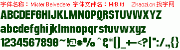 查看字体及作者详细介绍