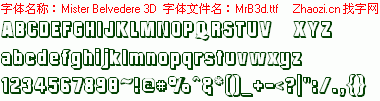 查看字体及作者详细介绍