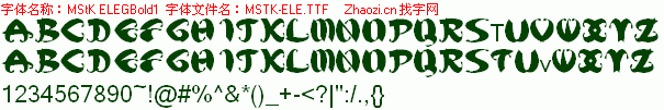 查看字体及作者详细介绍
