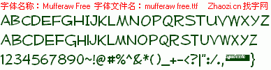 查看字体及作者详细介绍