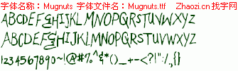 查看字体及作者详细介绍