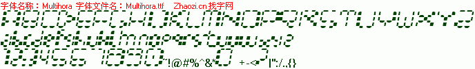 查看字体及作者详细介绍