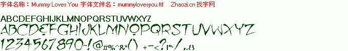 查看字体及作者详细介绍