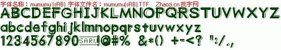 查看字体及作者详细介绍
